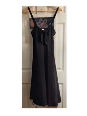 H&M Black Tie Front Sleeveless Dress XS